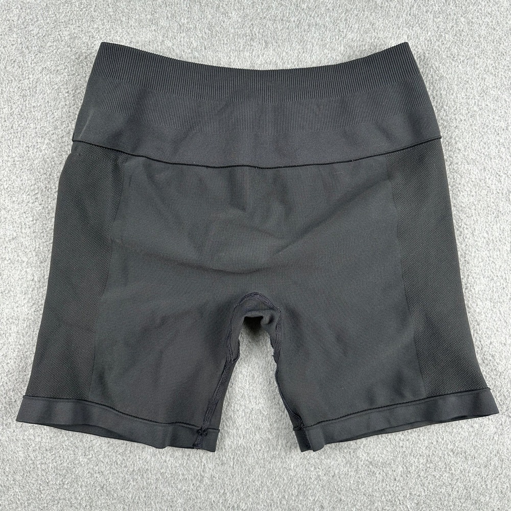 Aurola Shorts Womens Small Dream Seamless Scrunch Butt Black High Waist Active